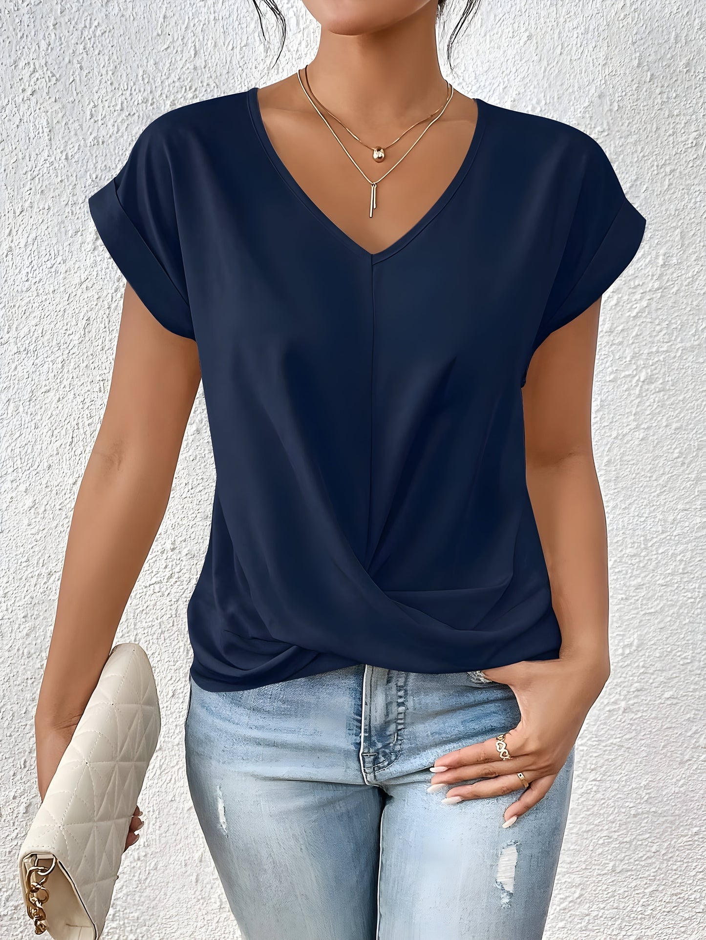 Valeria | T-shirt à encolure en V