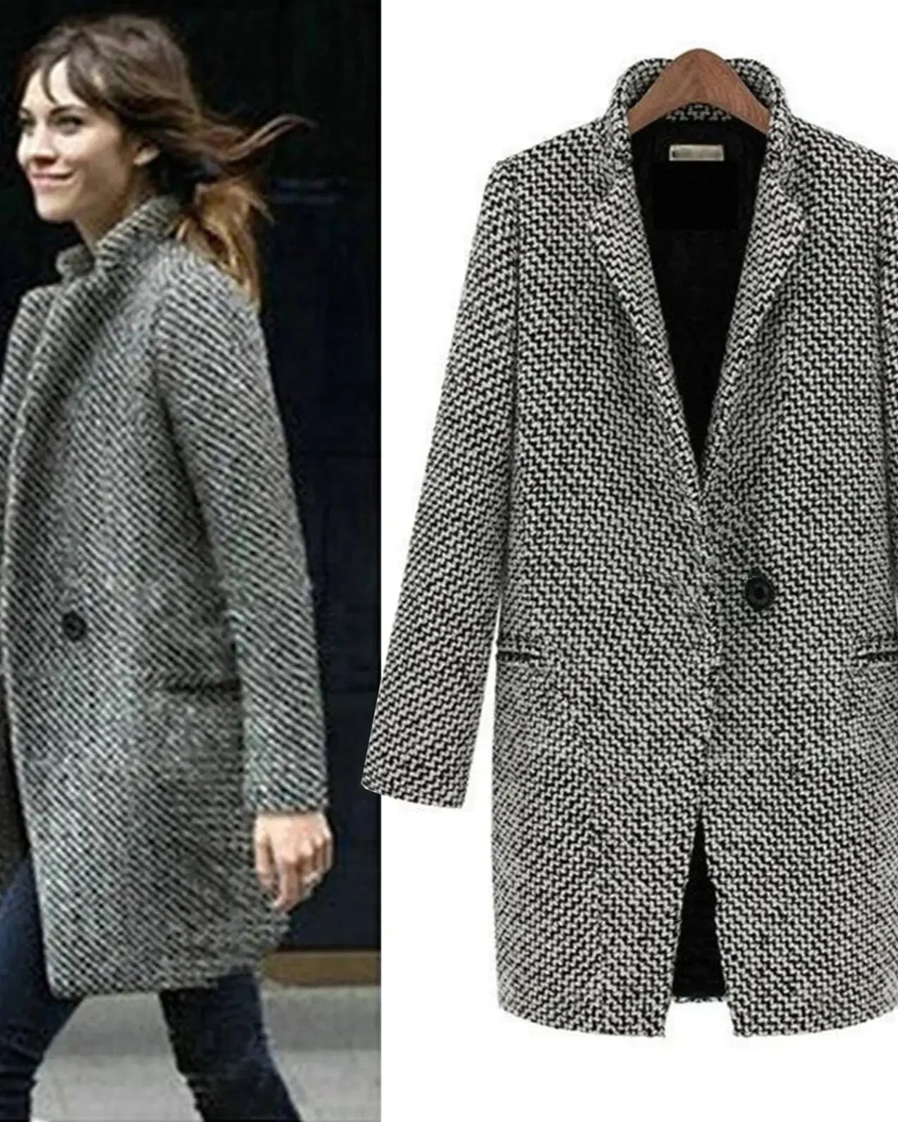 Mira | Manteau Long en Laine