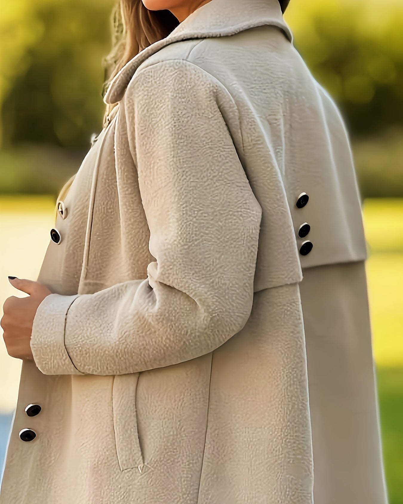 Loji | Manteau mi-long moderne et raffiné