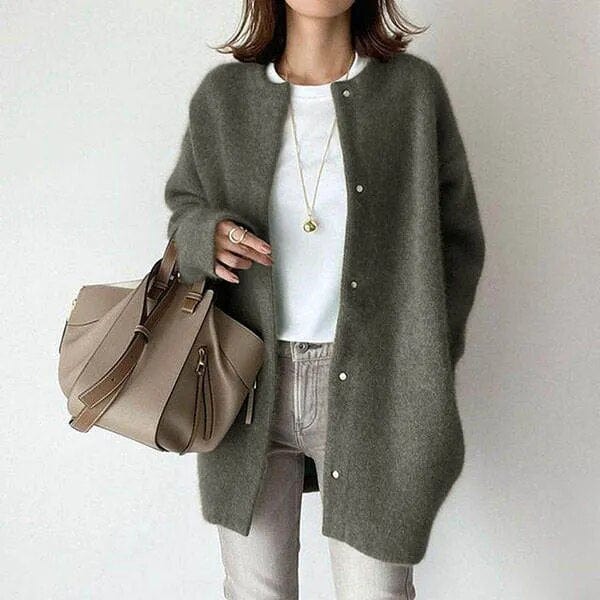 VANNA| ÉLÉGANTE VESTE EN MAILLE BOUTONNÉE
