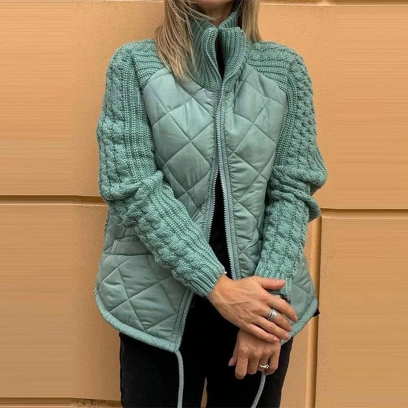 Veste patchwork en laine