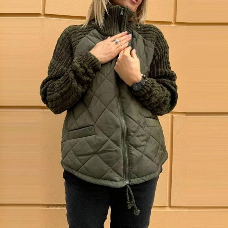 Veste patchwork en laine