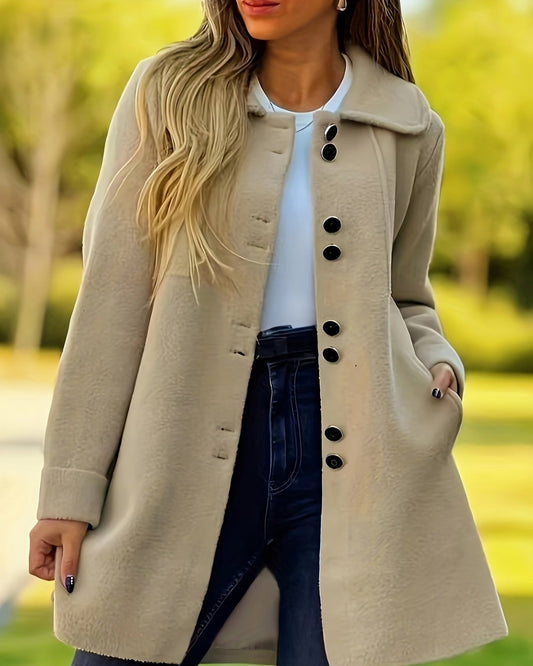Loji | Manteau mi-long moderne et raffiné
