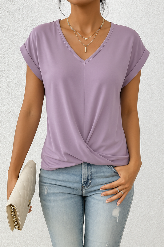 Valeria | T-shirt à encolure en V