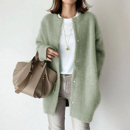 VANNA| ÉLÉGANTE VESTE EN MAILLE BOUTONNÉE