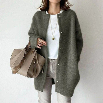 VANNA| ÉLÉGANTE VESTE EN MAILLE BOUTONNÉE