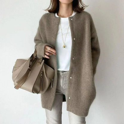 VANNA| ÉLÉGANTE VESTE EN MAILLE BOUTONNÉE