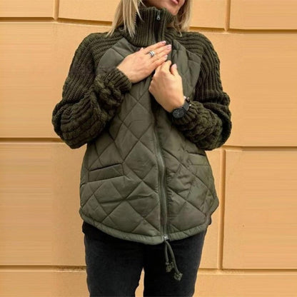 Veste patchwork en laine